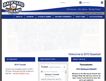 Tablet Screenshot of bydball.com